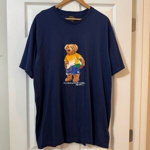 Polo Ralph Lauren Men's Beach Bear T-Shirt Size XL